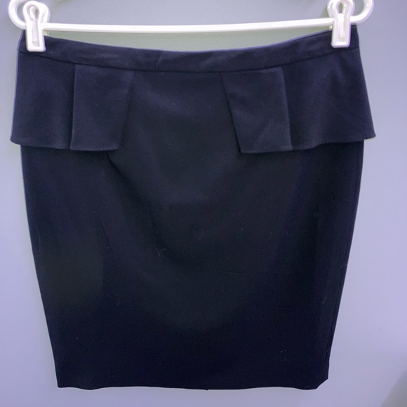 Tahari Black Shirt with Ruffle - Picture 3 of 7